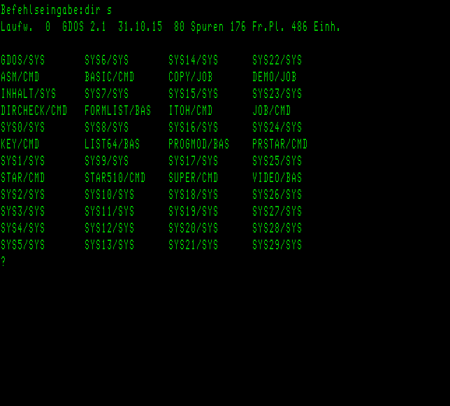 G3 GDOS 2.1
